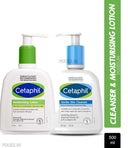 Cetaphil Cleansing And Hydrating Essentials For Sensitive Skin (250ml + 250ml) - COMBO