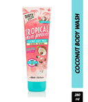 dirty works tropical rain power coconut body wash (280ml)