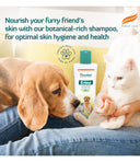 Himalaya Erina Coat Cleanser for Dogs & Cats – Anti-Dandruff Shampoo with Neem & Eucalyptus, Reduces Hairfall, Relieves Itchiness, Promotes Healthy Skin, 200 ml