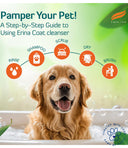Himalaya Erina Coat Cleanser for Dogs & Cats – Anti-Dandruff Shampoo with Neem & Eucalyptus, Reduces Hairfall, Relieves Itchiness, Promotes Healthy Skin, 200 ml