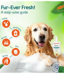 Himalaya Erina-EP Shampoo for Dogs & Cats – Anti-Tick & Flea Care with Neem & Eucalyptus, Soothes Itchy Skin & Supports Skin Health, 200 ml