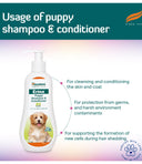 Himalaya Erina Puppy Shampoo & Conditioner – 200 ml | No-Tear, pH-Balanced Gentle Foam for Puppies, Conditions & Soothes Sensitive Skin
