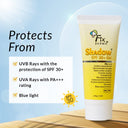 Fixderma Shadow Sunscreen SPF 30+ Gel For Oily Skin Acne Prone- PA+++ Protection UVA UVB (40gm)
