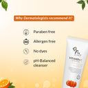 Fixderma Vitamin C Face Cleanser With Ethyl Ascorbit Acid, Phytic Acid & Moroccan Argan Oil (75gm)