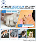 Foodie Puppies Professional Nail Cutter – Large, 4mm Stainless Steel Blades, Rubber Grip, Safety Lock, Precise Clipper for Dogs, Puppies, Cats & Small Animals