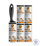 Foodie Puppies Hair Remover Lint Roller – 60 Layers Sticky Sheets, Ergonomic Plastic Handle, Strong Adhesive for Pet Hair & Dust Removal