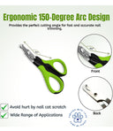 Foodie Puppies Cat Nail Scissors – Stainless Steel Blades, Anti-Slip Ergonomic Handle with Safety Guard, Precision Trimmer for Cats & Small Pets