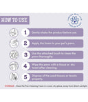 Foodie Puppies Dog Paw Cleaning Foam – 150ml Lavender, Plant-Based with Tea Tree & Aloe, Silicone Brush Included, Gentle & Nourishing for Healthy Paws