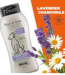 Wahl 4-in-1 Shampoo & Conditioner for Dogs – 709 ml | Lavender & Chamomile Calming Formula