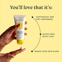 Shop Foxtale Essentials Brightening SPF 50 Sunscreen With Vitamin C And Niacinamide (50ml) Online in India Chennai Tamil Nadu / Review