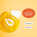 Buy Foxtale Essentials De - Tanning Sheet Mask Vitamin C & Papaya (20ml) Online in India