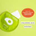 Shop Foxtale Essentials Nourishing Sheet Masks - Hyaluronic Acid & Avocado (26gm) Online in India Chennai Tamil Nadu / Review