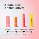 Foxtale Purify & Glow Cleanser + Mask With French Pink Clay & Sodium (100ml)