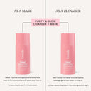 Foxtale Purify & Glow Cleanser + Mask With French Pink Clay & Sodium (100ml)