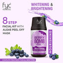 Fyc Professional Berry Bomb Ice Cream Nourishing Skin Whitening & Brightening Facial Kit - 8 Steps (Single Use)