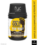 Fyc Professional Waffle Gold Ice Cream Mask Toe-Tally Revitalizing Manicure & Pedicure Kit (8 Steps)