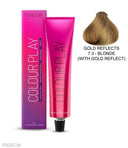 godrej-professional-colour-play-hair-color-shade-7-3-Blonde-with-Gold-Reflect-new-packaging-70gm