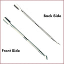 Buy Hair Line Professional Multipurpose Stainless Steel Double Head Spoon Nail Pusher and Cuticle Remover (HNC032) Online in India