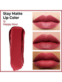 Insight Cosmetics Stay Matte Lipcolor, 12hr Long Lasting & Transferproof (3gm)