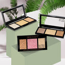 Swiss Beauty Ultra Glow Highlight And Bronzer Palette - 02 (GOLD-BROWN)