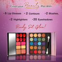 Hilary Rhoda Eyeshadow With Highlighters, Blushes & Contours The Book of Makeup - (Shade 01)