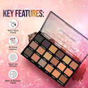 Hilary Rhoda Play N Blend Eyeshadow Palette - 18 Trendy Colours - Shade Iconic 02 (20gm)