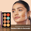 Hilary Rhoda Concealing & Contouring | 8 Shades in Palette (Shade - 2)
