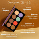 Hilary Rhoda Concealing & Contouring | 8 Shades in Palette (Shade - 1)