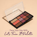 Hilary Rhoda Let’s Face It Matte & Shimmer Finish Face Palette (Sun Downer - 02) - (23.4gm)