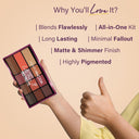 Shop Hilary Rhoda Let’s Face It Matte & Shimmer Finish Face Palette (Sun Downer - 02) - 23.4 g Online in India Chennai Tamil Nadu / Review