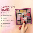 Shop Hilary Rhoda Perfection Eyeshadow Palette - 16 Colour Eyeshadow (Shade 3) Online in India Chennai Tamil Nadu / Review