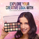 Shop Hilary Rhoda Play N Blend Eyeshadow Palette - 18 Trendy Colours - Shade 01 (20gm) Online in India Chennai Tamil Nadu / Review