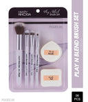 hilary-rhoda-set-of-6-play-n-blend-face-brush-with-soft-smart-bristles-4-brush-1-puff-1-blender