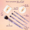 Shop Hilary Rhoda Set Of 6 Play N Blend Face Brush With Soft & Smart Bristles (4 Brush