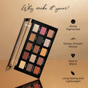 Shop Insight Cosmetics All Eyes On You Eyeshadow Palette 15 Colors (17gm) Online in India Chennai Tamil Nadu / Review