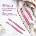 Kai Japan Bi-Hada Face Razor L Type ( 2 Pcs )