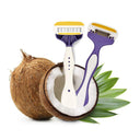 Kai Japan K4 Soft 4 Blade Razor for Women (Pack of 2) - Color Might Vary