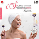 Kai Japan K4 Soft 4 Blade Razor for Women (Pack of 2) - Color Might Vary