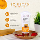 Shop Lotus Herbals Radiance Boost Ubtan Face Wash (100gm) Online in India Chennai Tamil Nadu / Review