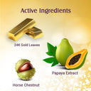 Lotus Herbals RADIANT GOLD Cellular Glow Facial Kit Large (170gm)