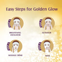 Lotus Herbals RADIANT GOLD Cellular Glow Facial Kit Large (170gm)