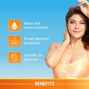 Buy Lotus Herbals Products at the lowest price from Pixies.in. Check out Lotus Herbals Safe Sun Skin Lightening Anti Tan Sunblock PA+++ SPF 30 (50gm) reviews. COD