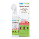 Mamaearth Micellar Water Foaming Makeup Remover with Rose Water & Glycolic Acid for Makeup Cleansing (150ml)