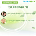 Mamaearth Ubtan Body Scrub with Turmeric & Saffron for Tan Removal (200g)