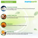  Shop Mamaearth Ultra Light Indian Sunscreen SPF50 PA+++ With Turmeric & Carrot Seed (80gm) Mamaearth