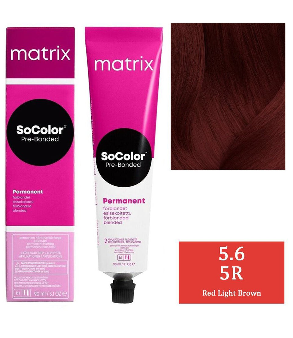 Buy Matrix SOCOLOR 5.6 5R (Red Light Brown) Online in India – Pixies.in