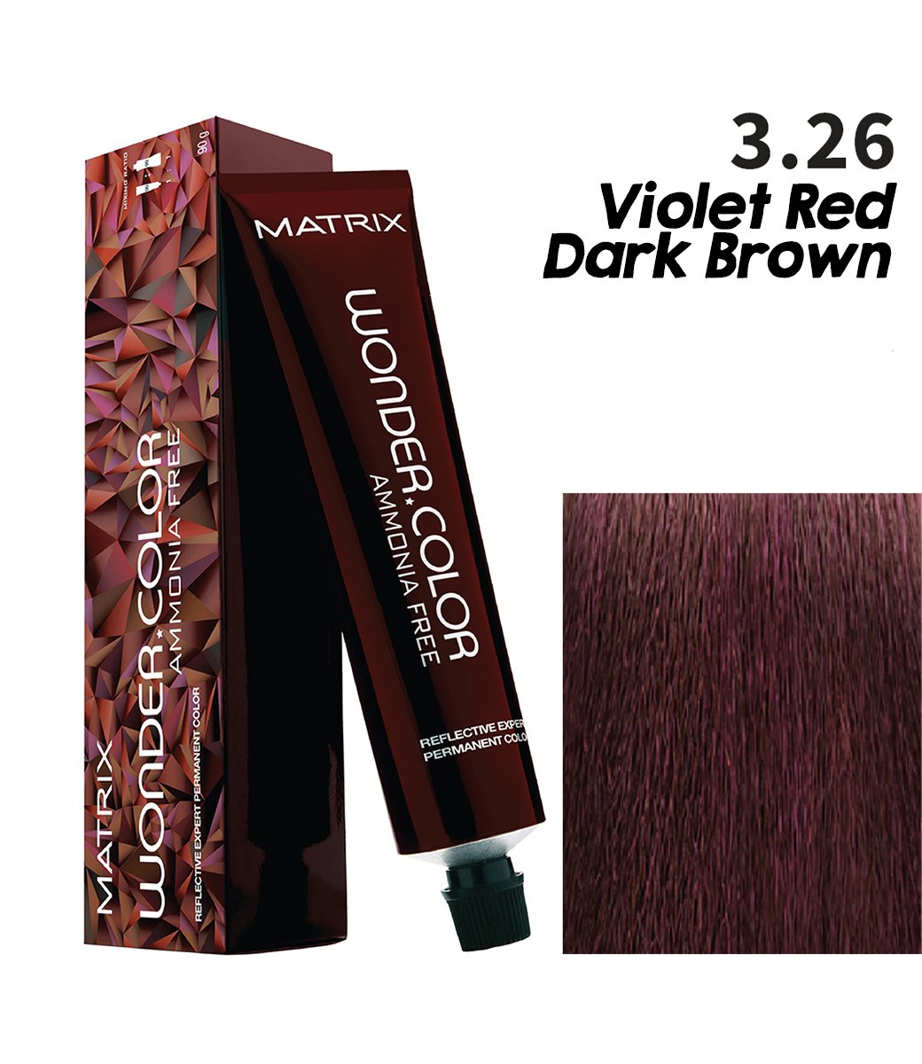 Buy Matrix Wonder Color Ammonia Free 3.26 (Darkest Brown With ...