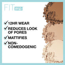 Maybelline New York Fit Me Matte + Poreless Pressed Powder, Lightweight (8.5gms)