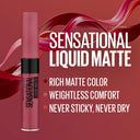 Maybelline New York Sensational Liquid Matte Lipstick, Weightless Comfort