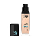 Maybelline New York Fit Me Matte+Poreless 16H Oil Control Foundation With SPF 22 PA++ (30ml)